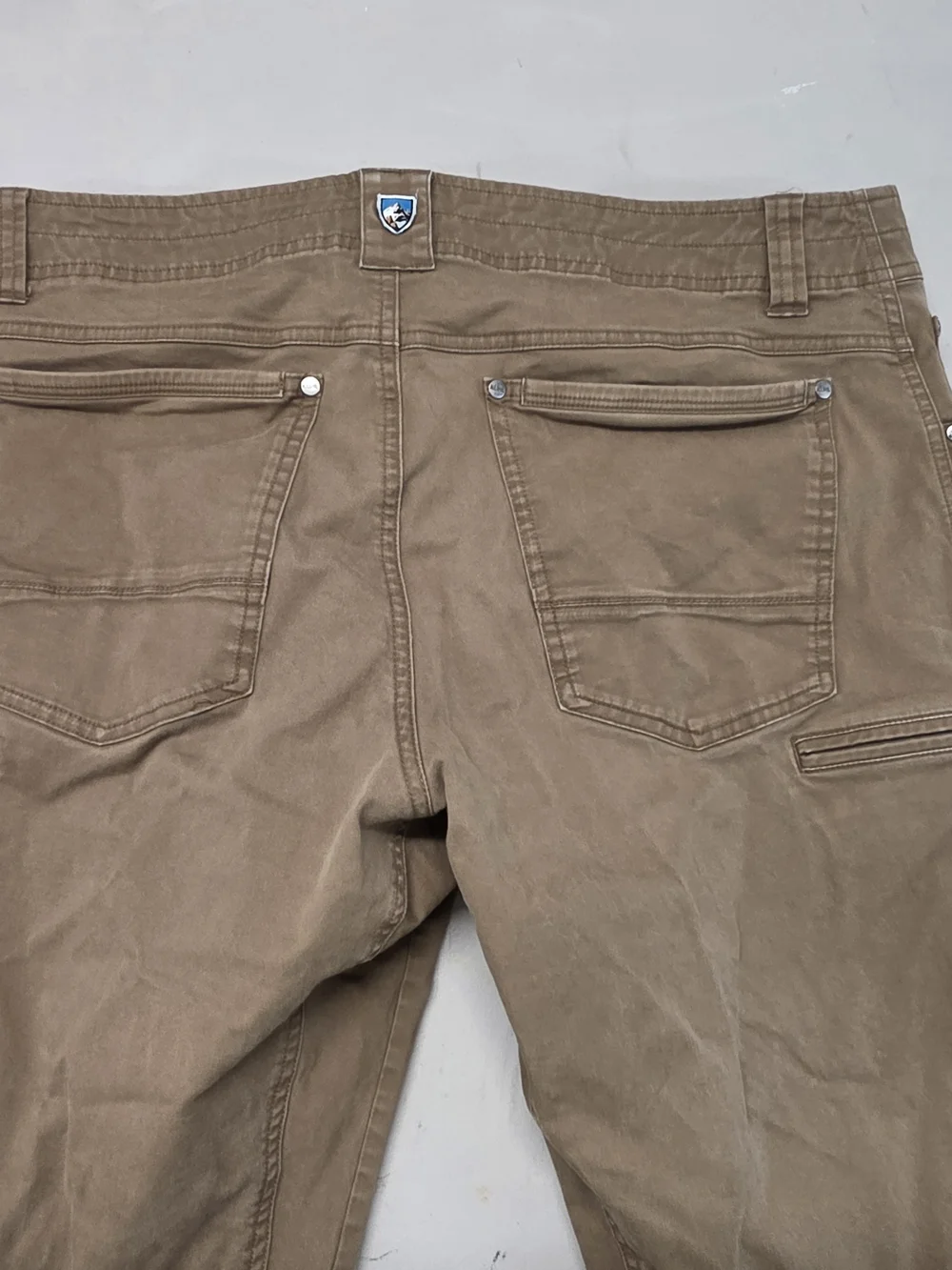 KÜHL RYDR Lite Klassik Fit Hiking Outdoor Pants Brown Men's Size 38x32